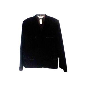 Vintage Austin Reed Blazer Worsted Wool Single Breasted Womens Size 14 NOS